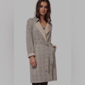 NWT Black Tape SZ: L Trench Coat